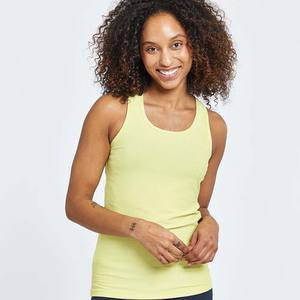 เสื้อกล้ามผ้าฝ้าย100% ระบายอากาศสำหรับผู้หญิง - Product Image 4