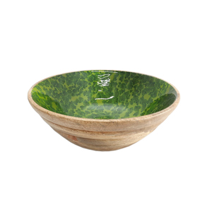 Bol à fruits de forme ronde en bois décoratif antique pour ustensiles de cuisine de table bol à salade maison et hôtels bols de service alimentaire - Product Image 1