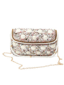 Designer Embroidery Pearl Fashion Shell Clutch for Ladies <b>Wedding</b> Evening Party Natural Handmade Portable Customized Color - Product Image 2