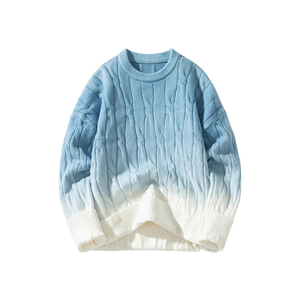 Sweat-shirt en molleton unisexe en coton vierge en gros, logo imprimé personnalisé, basiques en coton mélangé, sweat-shirt uni personnalisé à col rond pour hommes - Product Image 5