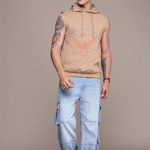 Nouvelle Arrivée – Blousons sans Manches en Coton Mélangé Premium, Couleur Unie, pour l'Hiver, Décontractés, Respirants, Coupe-Vent, en Polaire, Logo Personnalisable - Product Image 4