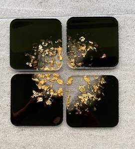 Manteles individuales de resina de alta calidad, posavasos de precios bajos personalizados para encimera, accesorios artesanales baratos, posavasos de café - Product Image 2