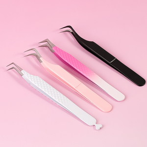 Pince à épiler d'extension de cils en acier inoxydable de haute précision Conception spéciale pour les esthéticiennes de cils pour séparer efficacement les cheveux - Product Image 6