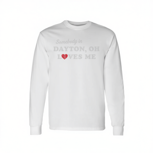 Camiseta promocional de manga larga con diseño vintage de los años 70, <span class=keywords><strong>Dayton</strong></span> <span class=keywords><strong>Ohio</strong></span> OH Retro 70's Love - Product Image 2