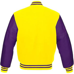 Wholesale Embroidery Leather Sleeve <b>Baseball</b> Varsity New Varsity <b>Jacket</b> <b>Men</b> <b>Baseball</b> <b>Jacket</b> Print Pattern <b>Jacket</b> for <b>Men</b> - Product Image 2