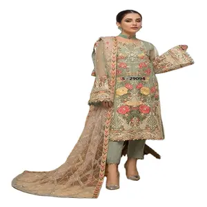 Penjualan Laris Gaun Pakistan Mode Gaun Arab Salwar Kameez Wanita untuk Pemasok dan Eksportir Seluruh Dunia