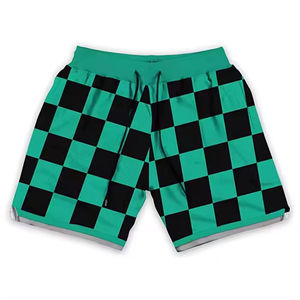 Pantalones Cortos de Malla de Doble Capa, Alta Calidad, Transpirables, de Secado Rápido, para Hombre y Mujer, Sublimación Personalizada, Gimnasio, Baloncesto, Sólidos, 100% Algodón - Product Image 5