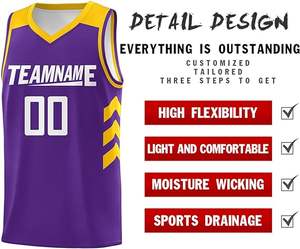 Uniforme de basket-ball personnalisé, pantalons décontractés de jogging pour hommes, maillots de basket-ball, service OEM, uniforme de basket-ball de bonne qualité - Product Image 3