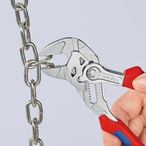 KNIPEX 180mm Chrome-Plated Pliers Wrench 40mm <b>Clamping</b> Width Multi-Component Handles - Product Image 5