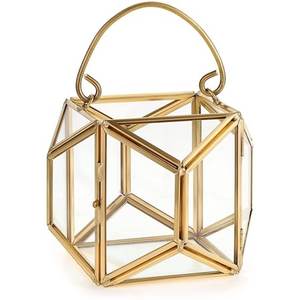 High Quality Succulent Decorative Candle <b>Lantern</b> for Decoration Rectangular Shape Terrarium Glass Decoration Candle Holder - Product Image 2