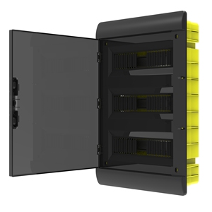 Abs nhựa Thùng 24-36-45 mô-đun Công suất MCB Hộp cầu chì hộp lõm gắn hộp phân phối - Product Image 3