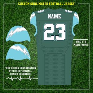 Venta al por mayor Sublimación Ropa de fútbol americano Práctica Jersey y pantalones Uniformes de fútbol americano de poliéster para adultos Jóvenes - Product Image 2