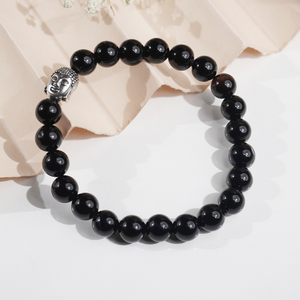 High Quality <b>bracelet</b> black Onyx Buddha <b>Beads</b> Stone <b>Bracelet</b> Crystal Gemstone Fashion Jewelry <b>Men</b> and Women Gift Energy - Product Image 6