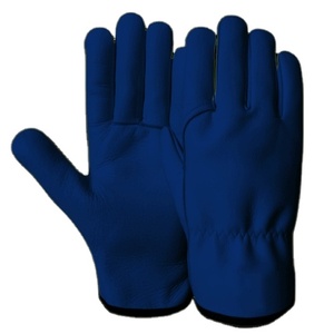 High Quality Heavy Duty Cowhide Grain Leather Driving Work <b>Gloves</b> Reflective Industrial Safety Hand Protection Construction - Product Image 4