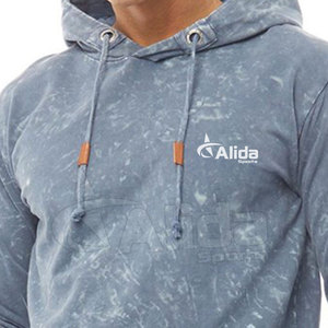 Conjunto Deportivo Unisex para Correr, Chándal de Invierno para Hombre con Sudadera con Capucha y Pantalones, Conjunto Deportivo para Mujer con Pantalones Acampanados con Lavado Ácido - Product Image 5