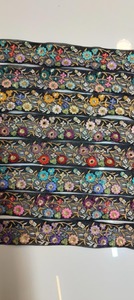 Robe islamique élégante à manches longues et modeste, dentelle brodée, Abaya florale à motif floral, Hijab inclus, chaussures, vêtements, sacs, cadeaux - Product Image 2