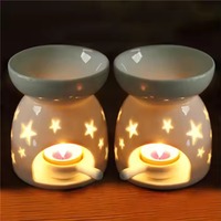 Diffuseur d'arômes en marbre fait main, brûleur de bougies chauffe-plat, porte-encens décoratif pour la maison, écologique et durable – Nouveauté !
