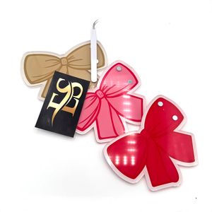 <b>Pink</b> <b>Bow</b> New Arrival Sustainable Lash Tile Customize Color and Designs Acrylic Lash Tiles Plate Eyelash Making Tile - Product Image 2