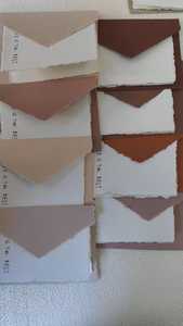 Invitations de mariage en papier spécial de pulpe de bagasse écologique faites à la main, 5x7 3,25x4,75 pouces, avec bord festonné pour bougies - Product Image 5