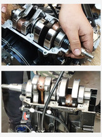 Pièces de vilebrequin de moteur hors-bord à essence 2 temps de 18 CV, usinées sur mesure par CNC, nouvelle précision