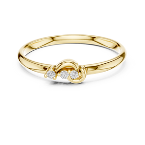 Rosadore jewels 14K Anillo de dedo de banda abierta para niñas Minimal Look - Product Image 5