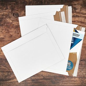 Lightweight Kraft and Cardboard Self-Seal Business <b>Envelopes</b> Recyclable Paper Wallet Packaging for Business Use - Product Image 1