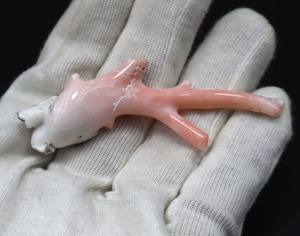 Estilo japonés 78X20MM áspera piedra pulida Piel de Ángel Blanco Natural Coral palo de piedras preciosas sueltas en estilo japonés tradicional - Product Image 6