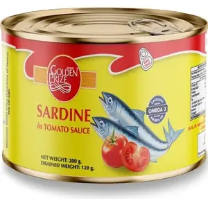 Haute qualité 125g sardines en conserve poisson sardines en conserve huile d'olive sardine fraîche 0.125Kg 2 ans Carton dans les 30 jours corps