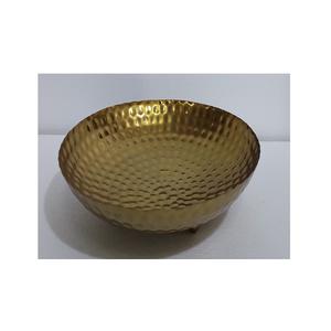 Bol à chocolats martelés en aluminium Bol à bonbons de forme ronde de la meilleure qualité au prix le plus bas - Product Image 1