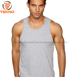 Nouveau style printemps-été vente en gros de grande taille coupe ajustée col en O hauts pour femmes débardeur décontracté pour hommes tenue de course style décontracté - Product Image 2