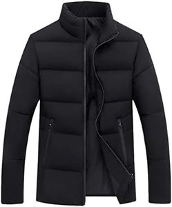 Parka en duvet de canard blanc de haute qualité pour hommes veste d'hiver décontractée avec capuche chaude à col montant réversible XL vêtements d'extérieur en toile neige - Product Image 1