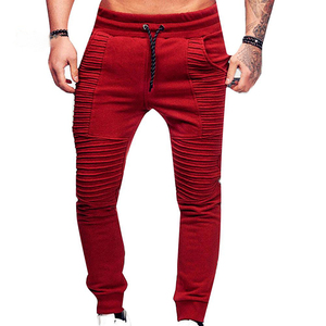Pantalones de correr para hombre nuevos y personalizados al por mayor pantalones de fitness tejidos de secado rápido sueltos pantalones de chándal informales - Product Image 4
