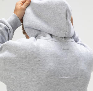 Sudadera con Capucha de Felpa Gruesa de Alta Calidad, 360 Gramos, Mezcla de Algodón, Talla Grande, Transpirable, para Hombre, Forrada para Invierno - Product Image 5