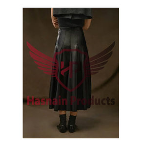 Hasnain Products Women's Stylish Leather Casual Skirt High Quality Comfortable Long Skirts for Winter - Product Image 3