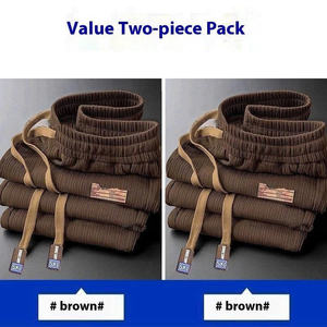 Pantalones de Seda de Hielo para Hombre, Pantalones Rectos, Pantalones Holgados y Ajustados - Product Image 3