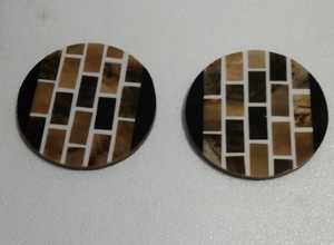 Posavasos de madera, alfombrilla redonda y cuadrada para taza de té, almohadilla de aislamiento térmico para bebida, café, té, posavasos - Product Image 5