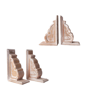 Premium Quality Wood Made Bookends New Designed <b>Table</b> <b>Top</b> <b>Decorative</b> Wooden Bookends Available at a Reasonable Price - Product Image 4
