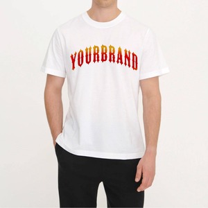 Camiseta de algodón de microfibra para ropa de calle de algodón en blanco, impresión personalizada de alta calidad, peso pesado - Product Image 6