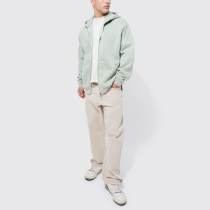 Vêtements décontractés meilleure vente à manches longues hommes sweat à capuche en relief/Logo personnalisé séchage rapide hommes sweat à capuche en relief 2025 - Product Image 6