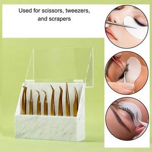 Soporte para Pinzas de Plástico y Acrílico de Primera Calidad, Elegante y Duradero, Organizador Personalizable, Soporte Transparente para Pinzas, Exhibidor Profesional - Product Image 3