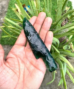 Juego de Cuchillos de Cristal Verde Esmeralda Premium para Decoración de Altar Ritual, Cuchillo de Cristal Tallado, Regalo de Decoración Espiritual para el Hogar - Product Image 3