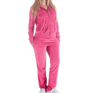 Nuevo Jogger de otoño para mujer con hombro caído, ropa deportiva ajustada de 2 piezas, ropa informal para mujer, chándal con patrón sólido - Product Image 6