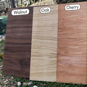 Dessous de verre en résine et en bois de conception minimale, époxy durable avec base en bois massif, finition brillante, sous-verres en pierre - Product Image 5
