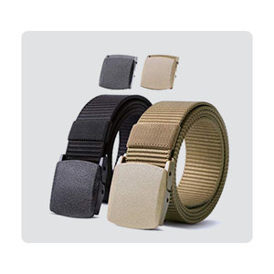 Cinturón táctico de nailon OEM, diseño informal, plástico de liberación rápida para hebilla ajustable para senderismo al aire libre, proveedor mayorista a granel - Product Image 5