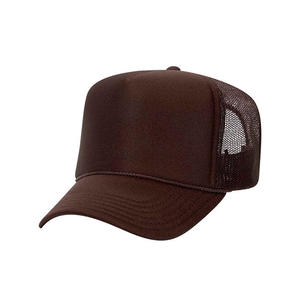 Gorra Trucker de Espuma Marrón Personalizada, Venta al por Mayor, Fabricante de Fábrica, ODM, Gorra Snapback con Malla Trasera para Eventos Promocionales - Product Image 1