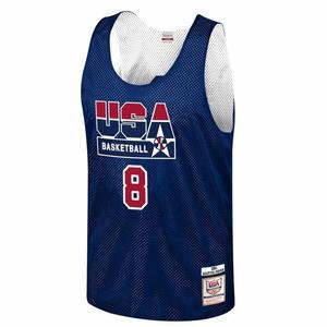 Design personnalisé, maillot de style américain, vêtements de basket-ball vierges sublimés, uniformes de basket-ball réversibles et personnalisables disponibles - Product Image 2