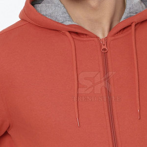 Nouveaux sweats à capuche tendance pour hommes, grandes tailles, en coton, style décontracté, prix bas, sweats à capuche unis à fermeture éclair intégrale pour hommes, en vente en ligne - Product Image 6