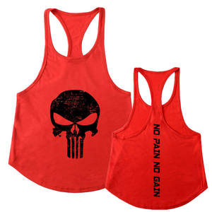 เสื้อกล้ามผู้ชายสีดำพิมพ์ลายได้ตามต้องการสำหรับกีฬาลำลองและฟิตเนสกล้ามเนื้อ - Product Image 5