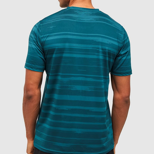 T-shirt de sport athlétique pour hommes personnalisé 100% maillot de sublimation en polyester col rond respirant chemise de sport à séchage rapide décontracté 180 grammes - Product Image 2