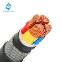 Cable VAV XLPE SWA PVC, Cables de Alimentación Subterráneos Blindados, 4x25mm 4x70mm2 4x240mm 4x50mm2, Conductor de Cobre, Bajo Voltaje